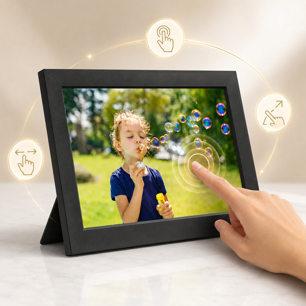 Wozinsky WRC-32 10.1" Skaitmeninis nuotraukų kadras su Frameo 32GB programa - Juodas -- Uncategorized