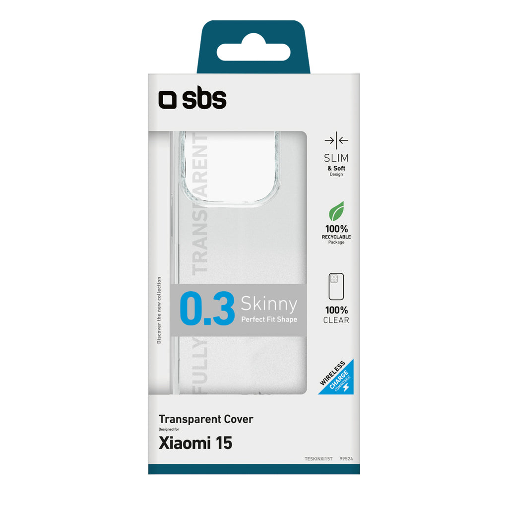 SBS Skinny Cover Xiaomi 15 - skaidrus