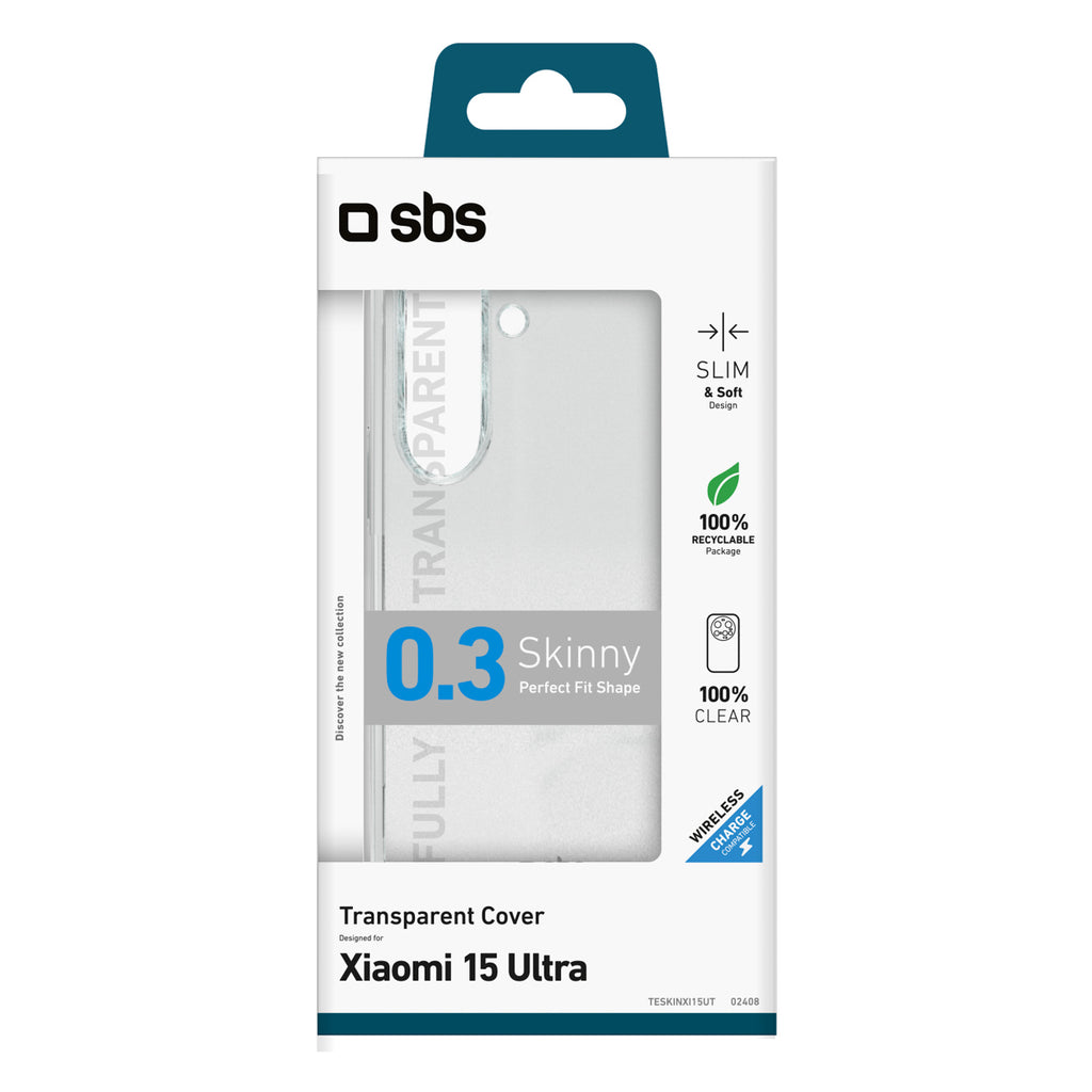 SBS Skinny Cover Xiaomi 15 Ultra - skaidrus