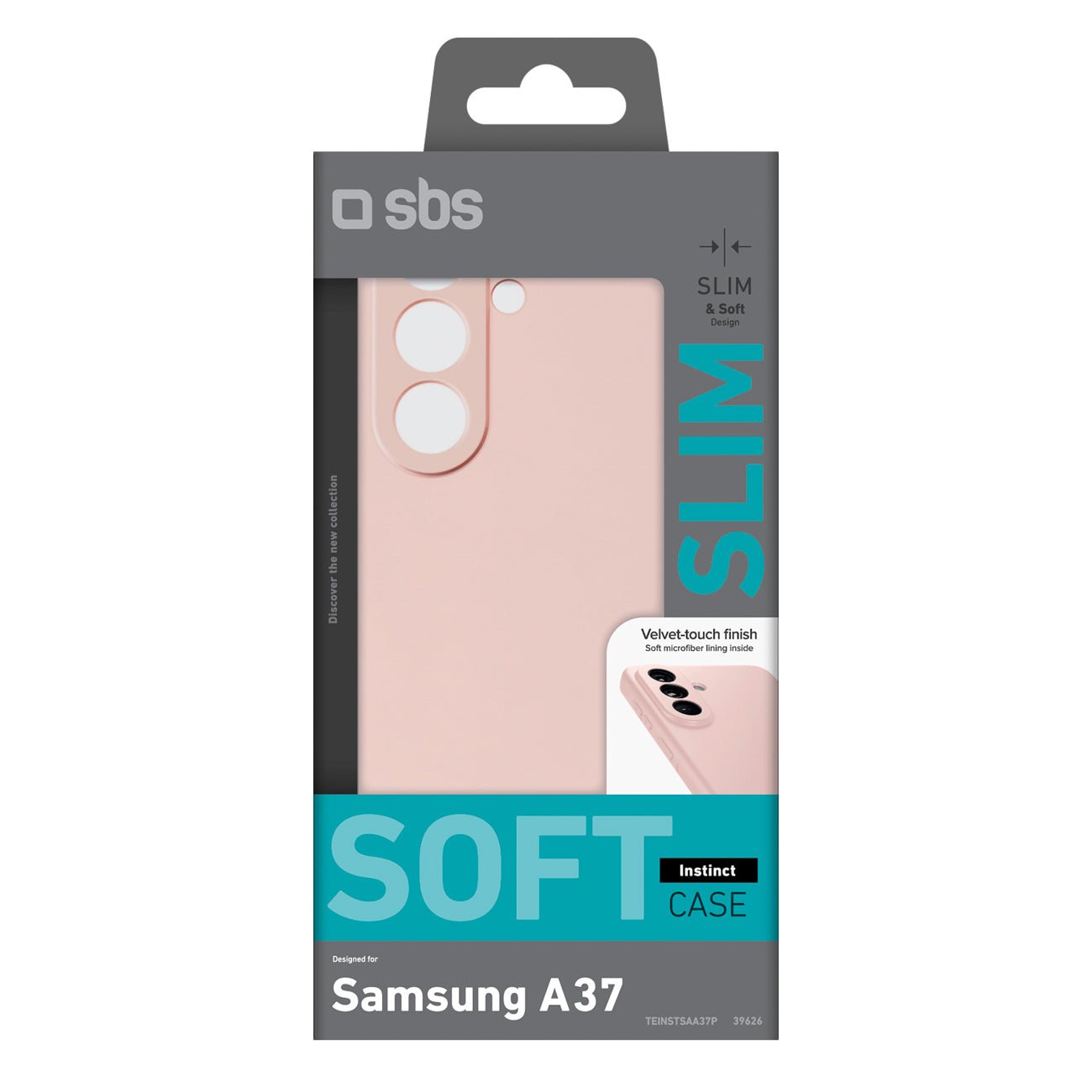 SBS Instinct dėklas Samsung Galaxy A37 - Rožinis -- Samsung Galaxy A37 5G