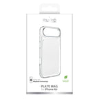 Puro Plate Mag dėklas, skirtas iPhone 17 Air, suderinamas su MagSafe - baltas -- iPhone 17 Air