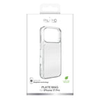 Puro Plate Mag dėklas, skirtas iPhone 17 Pro, suderinamas su MagSafe - baltas -- iPhone 17 Pro