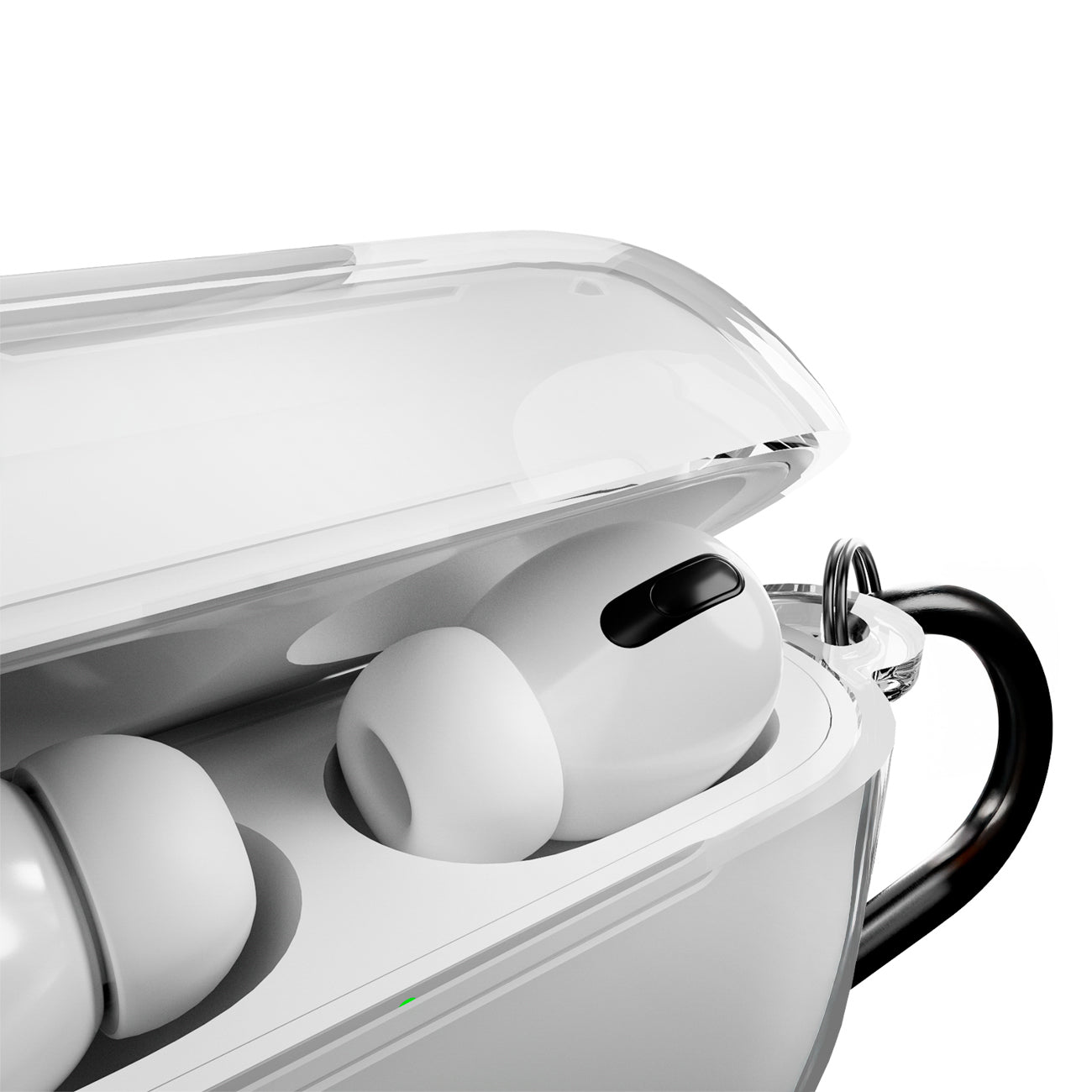 Puro 0.3 Nude Case, skirtas AirPods Pro 3 – skaidrus