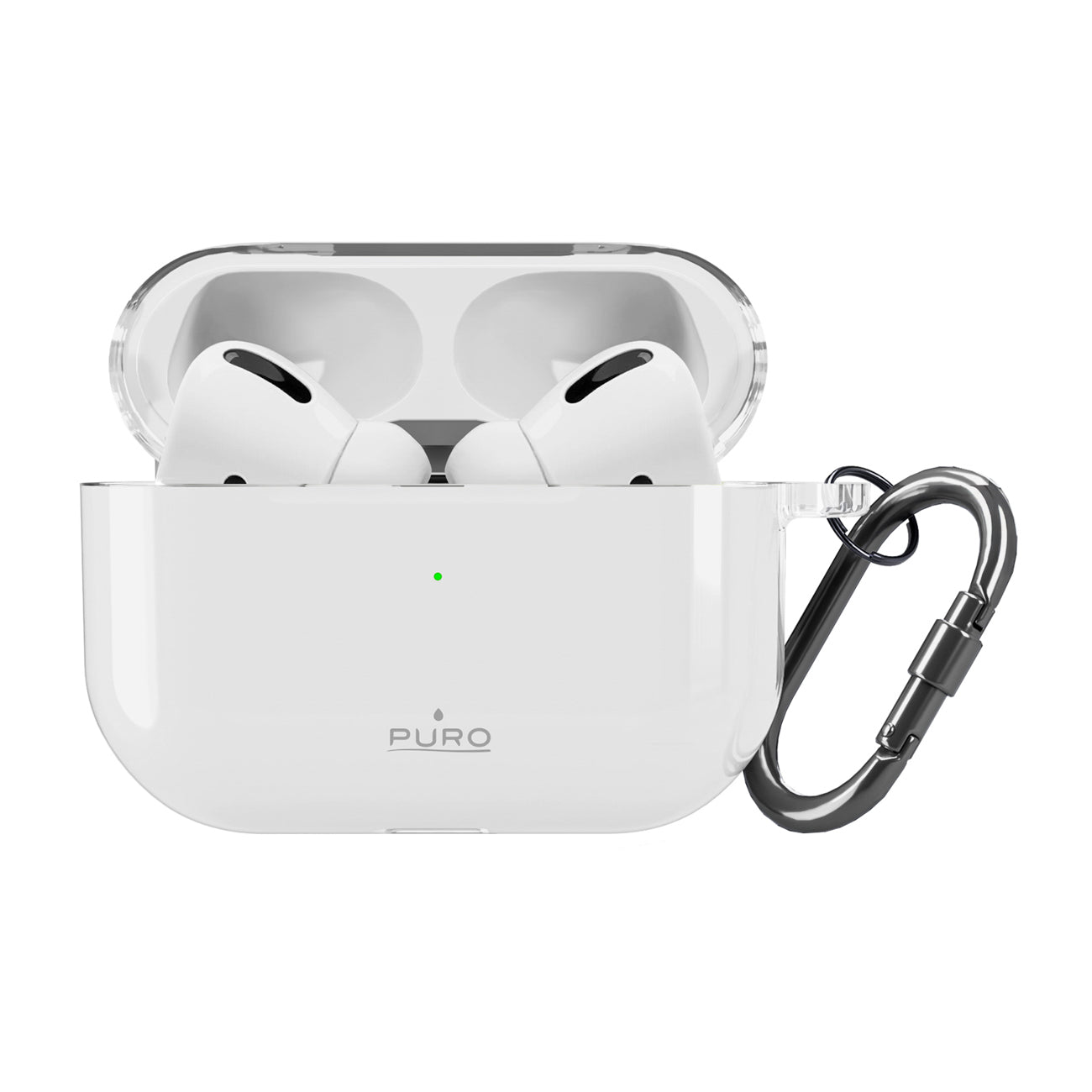Puro 0.3 Nude Case, skirtas AirPods Pro 3 – skaidrus