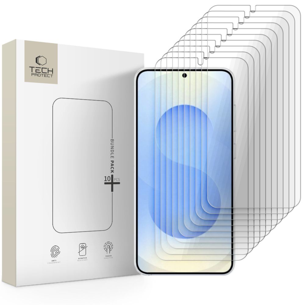 Grūdinto stiklo rinkinys 10 Tech-Protect Bundle, skirtas Samsung Galaxy S26 Ultra -- Samsung Galaxy S26 Ultra