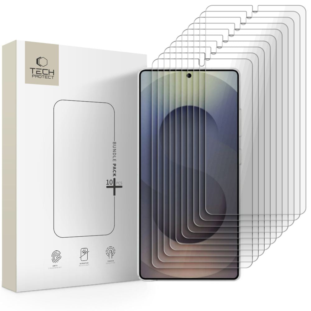 Grūdinto stiklo rinkinys 10 Tech-Protect Bundle, skirtas Samsung Galaxy S26 Ultra Pirmasis paveikslėlis