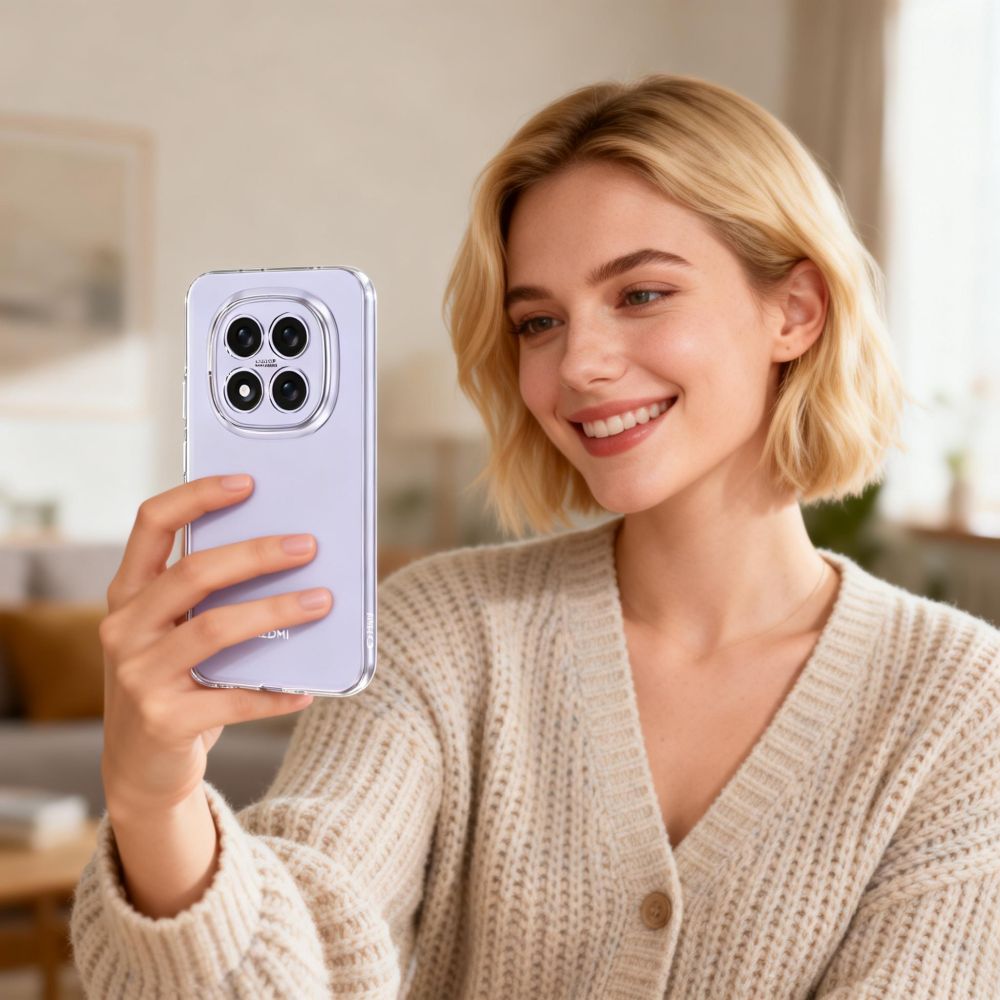 Tech-Protect FlexAir dėklas, skirtas Xiaomi Redmi Note 15 Pro 5G – skaidrus -- Xiaomi Redmi Note 15 Pro 5G / Redmi Note...