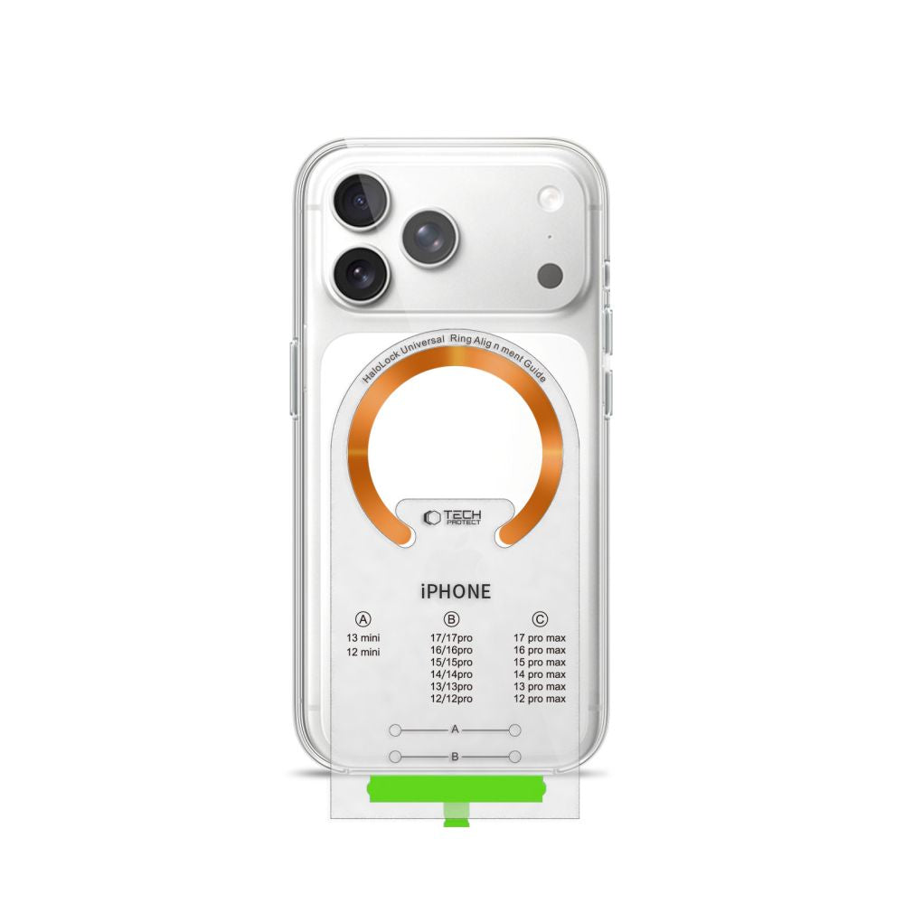 Tech-Protect magnetinis žiedas MMP-210 MagSafe 2 vnt., oranžinis / juodas -- Cell phone holders