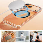 Tech-Protect magnetinis žiedas MMP-210 MagSafe 2 vnt., oranžinis / juodas