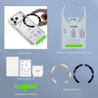 Tech-Protect magnetinis žiedas MMP-210 MagSafe 2 vnt., sidabrinis / tamsiai mėlynas -- Cell phone holders