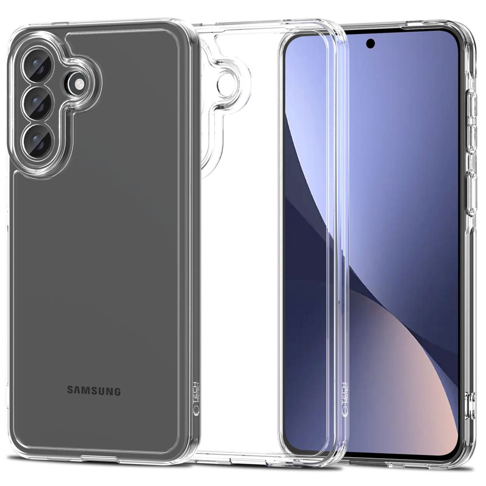 Tech-Protect FlexAir hibridinis dėklas, skirtas Samsung Galaxy A57 5G – skaidrus -- Samsung Galaxy A57 5G