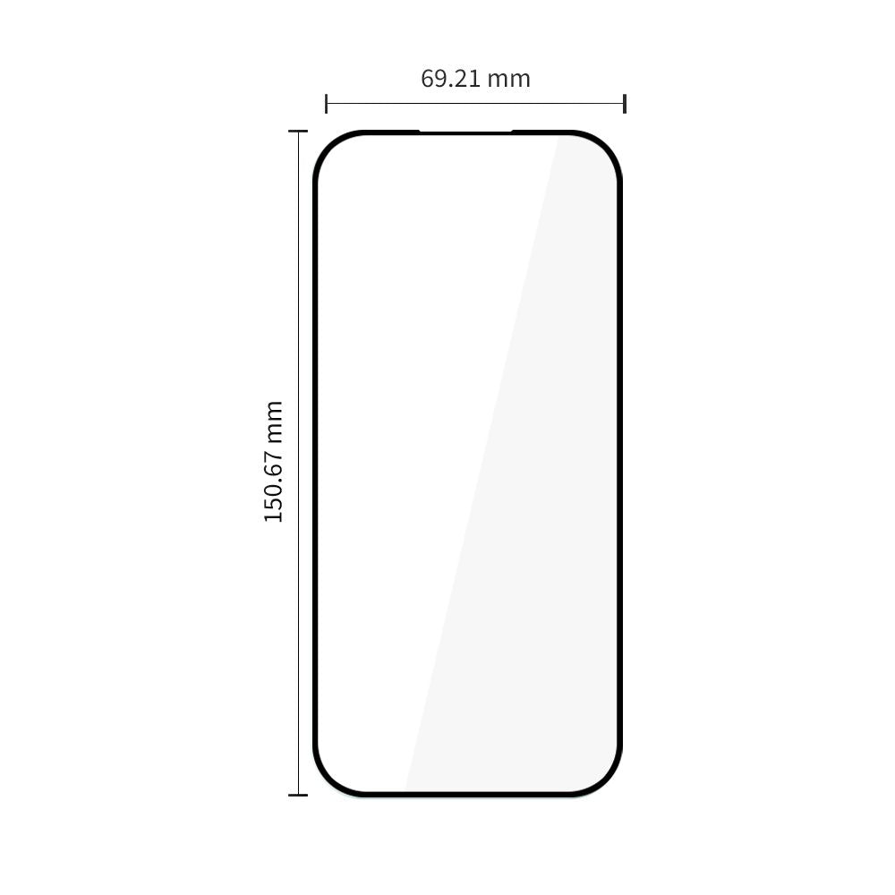 Tech-Protect Glass Fit+ 2-Pack Grūdintas stiklas, skirtas Google Pixel 9A / 20A - juodas -- Google Pixel 9a