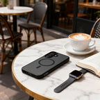 Tech-Protect MagMat MagSafe Dėklas, skirtas Samsung Galaxy A36 / A56 / A37 5G - juodas -- Samsung Galaxy A36 5G / Samsung...
