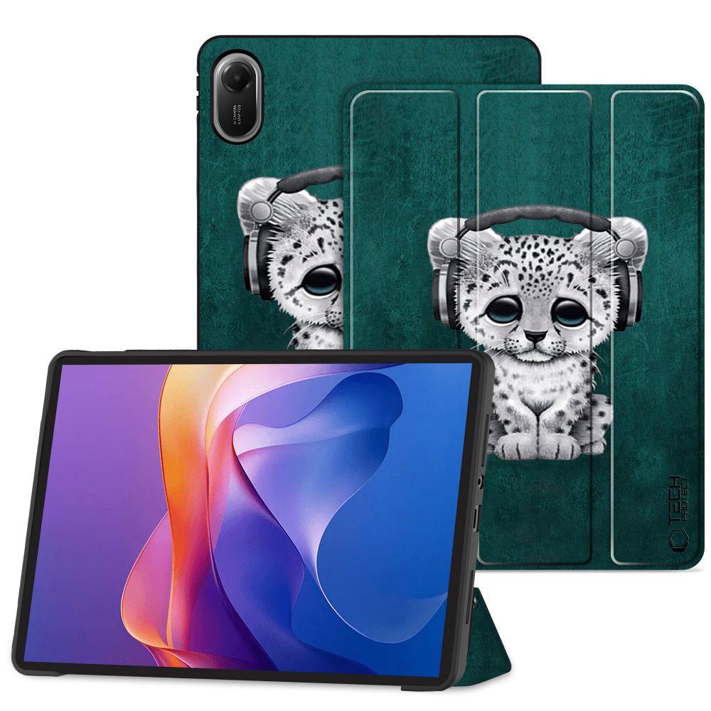 „Tech-Protect SmartCase“, skirta „Xiaomi Redmi Pad“ 2 11.0 – žalia -- Xiaomi Redmi Pad / Redmi Pad