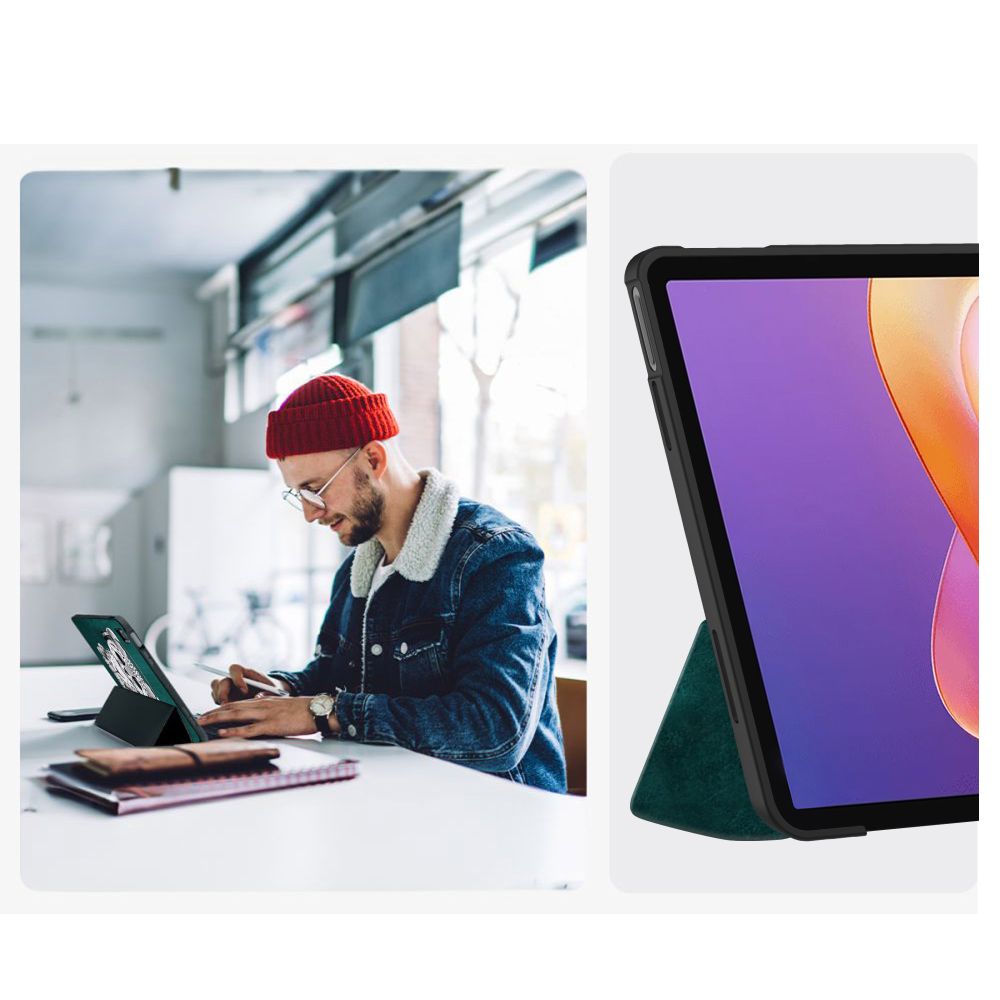 „Tech-Protect SmartCase“, skirta „Xiaomi Redmi Pad“ 2 11.0 – žalia -- Xiaomi Redmi Pad / Redmi Pad