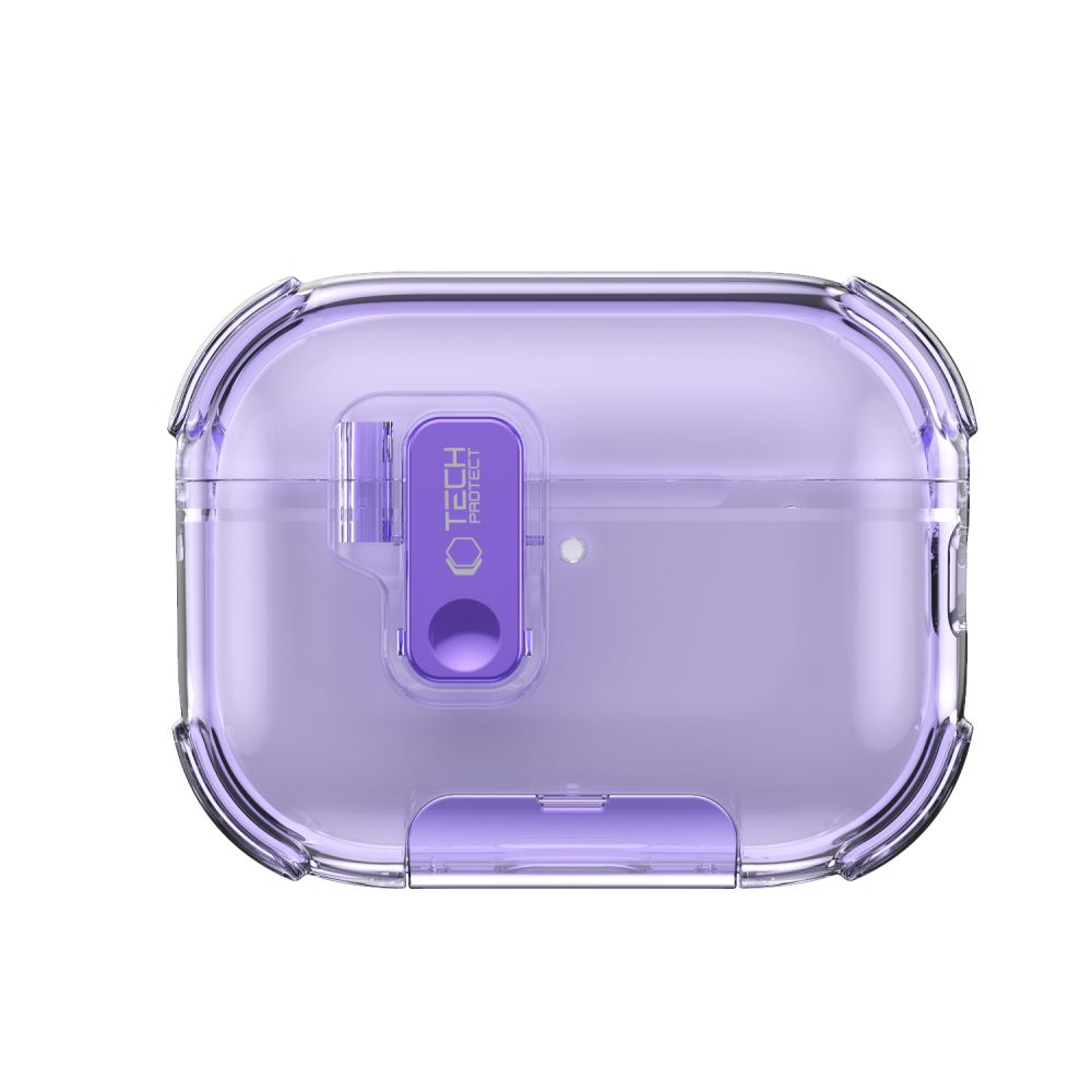 Tech-Protect Bounce Pro dėklas, skirtas AirPods Pro 3 – violetinis -- AirPods AirPods Pro 3