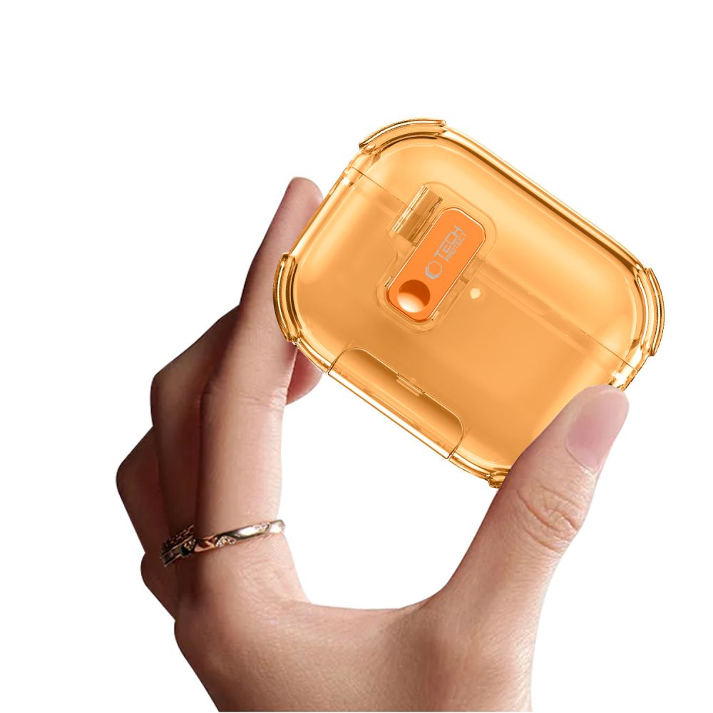 Tech-Protect Bounce Pro dėklas, skirtas AirPods Pro 3 – violetinis -- AirPods AirPods Pro 3
