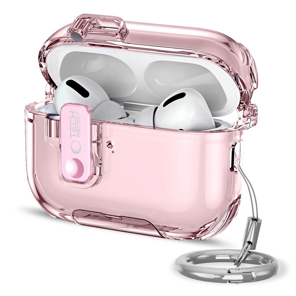 Tech-Protect Bounce Pro dėklas, skirtas AirPods Pro 3 – rožinis -- AirPods AirPods Pro 3