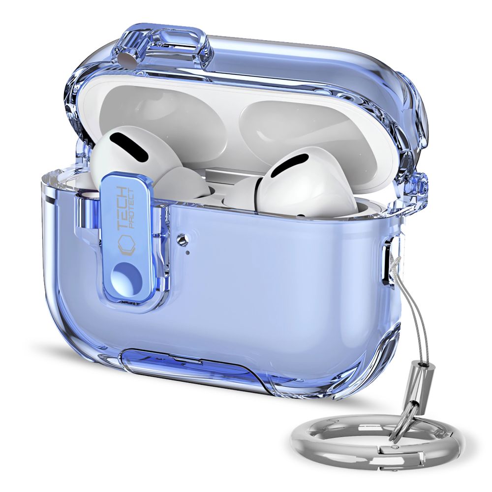 Tech-Protect Bounce Pro dėklas, skirtas AirPods Pro 3 – mėlynas -- AirPods AirPods Pro 3