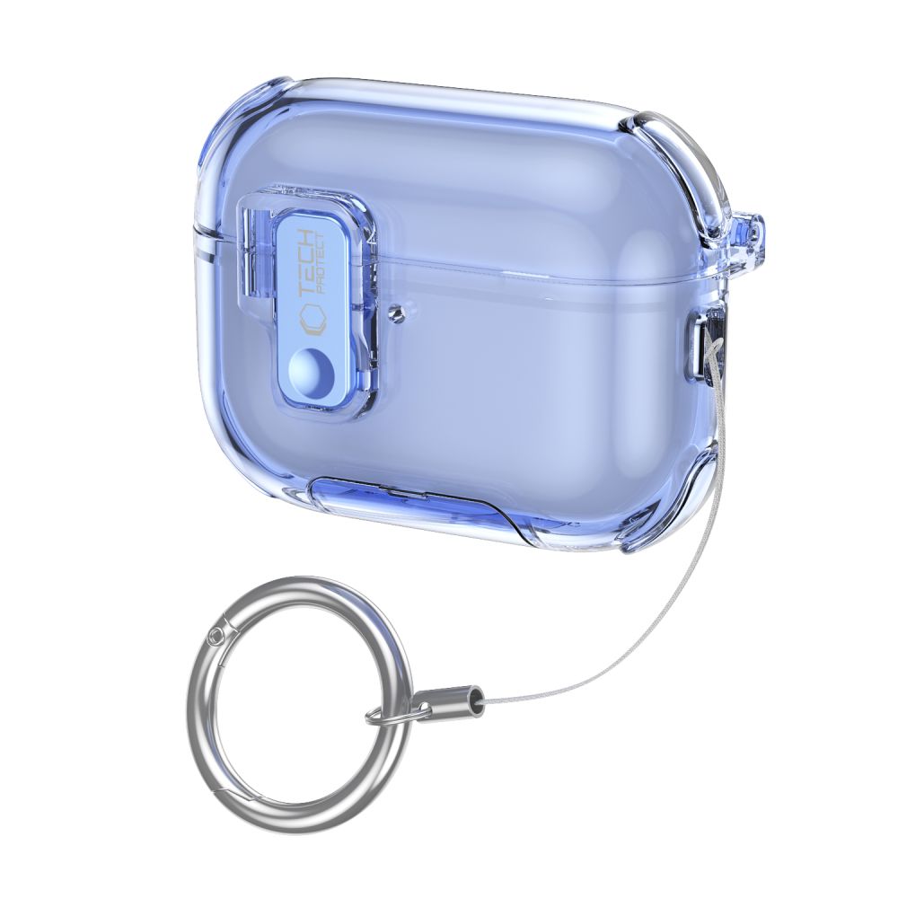 Tech-Protect Bounce Pro dėklas, skirtas AirPods Pro 3 – mėlynas -- AirPods AirPods Pro 3