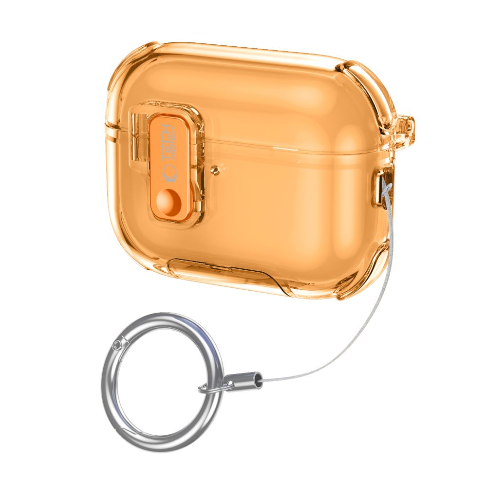 Tech-Protect Bounce Pro dėklas, skirtas AirPods Pro 3 - oranžinis -- AirPods AirPods Pro 3