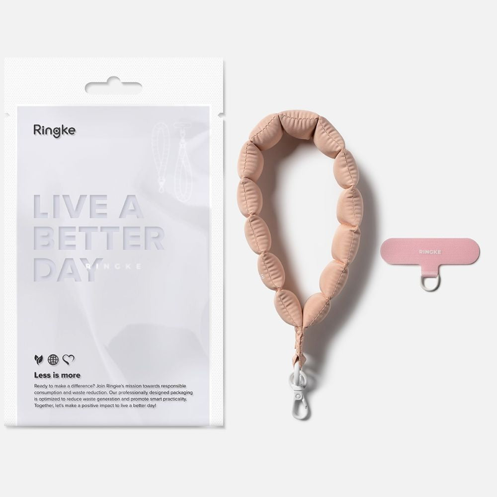 Ringke laikiklis ir rankinis dirželis telefono dirželis - rožinė -- Other phone accessories