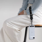 Ringke laikiklis ir rankinis dirželis telefono dirželis - juodas -- Other phone accessories