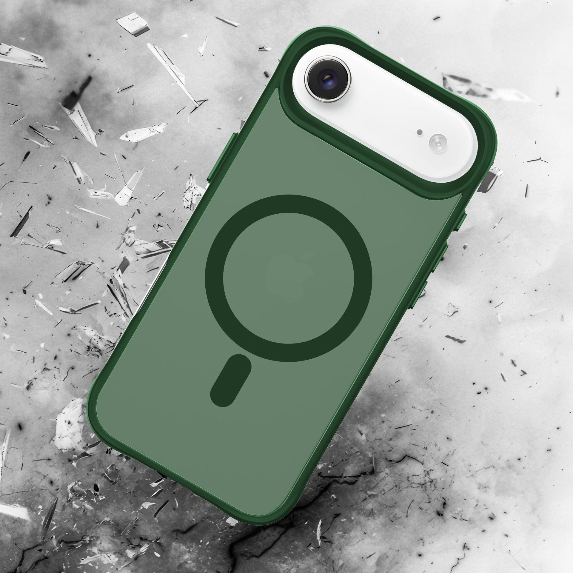 3mk Smoke MagCase iPhone Air – Žalia -- iPhone Air
