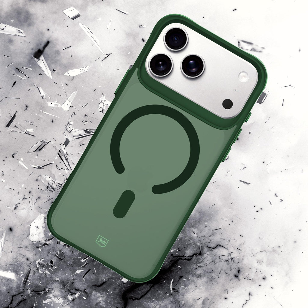 3mk Smoke MagCase iPhone 17 Pro Max – Žalia -- iPhone 17 Pro Max
