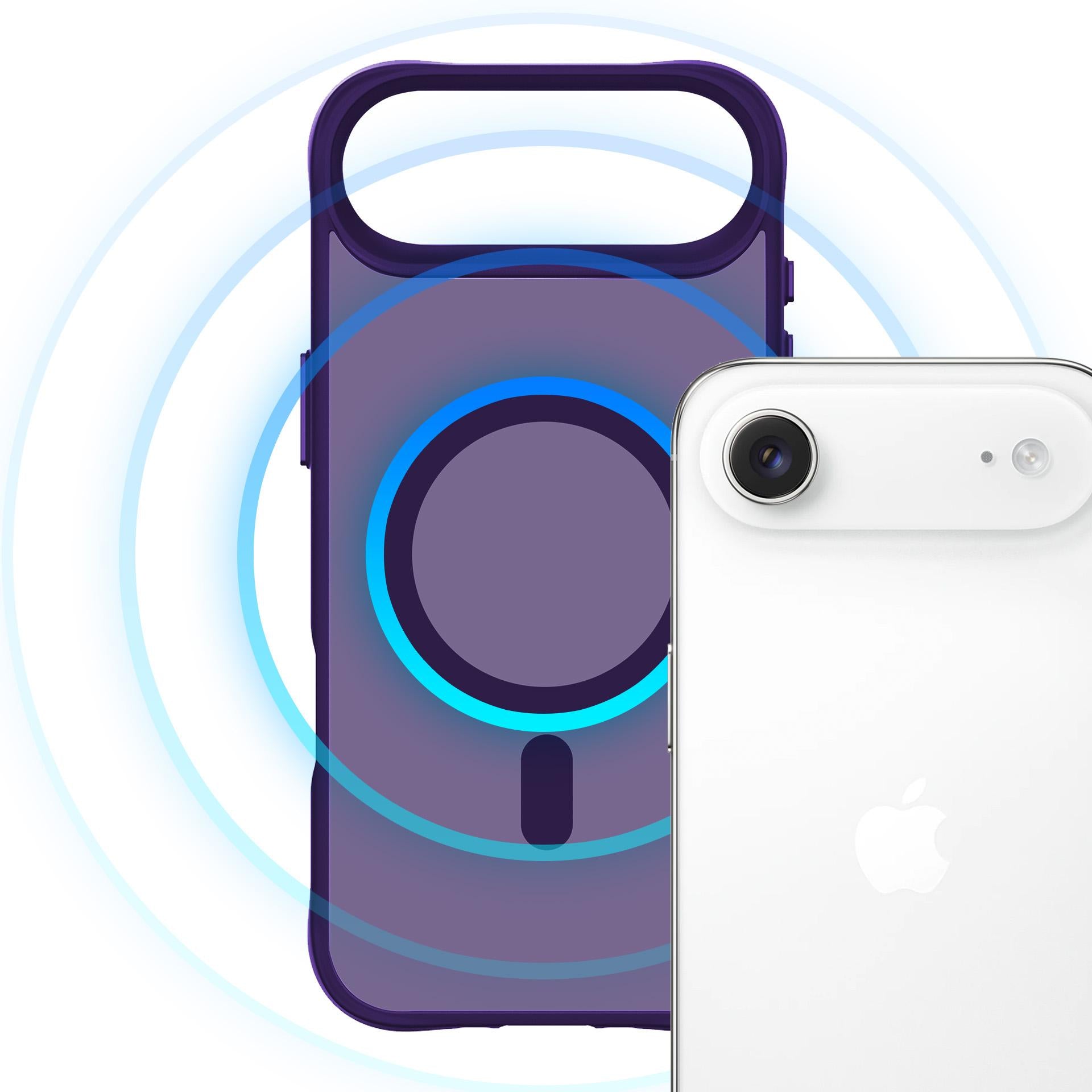 3mk Smoke MagCase skirtas iPhone Air - violetinis -- iPhone Air