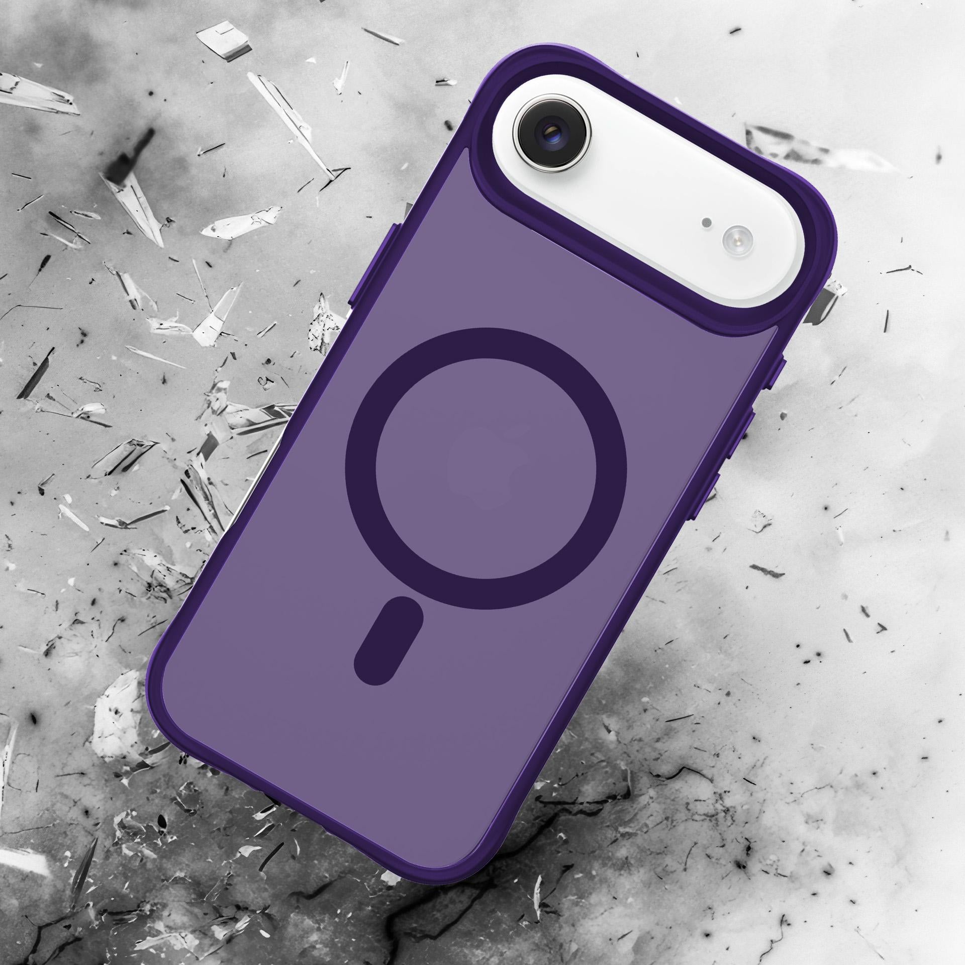 3mk Smoke MagCase skirtas iPhone Air - violetinis -- iPhone Air