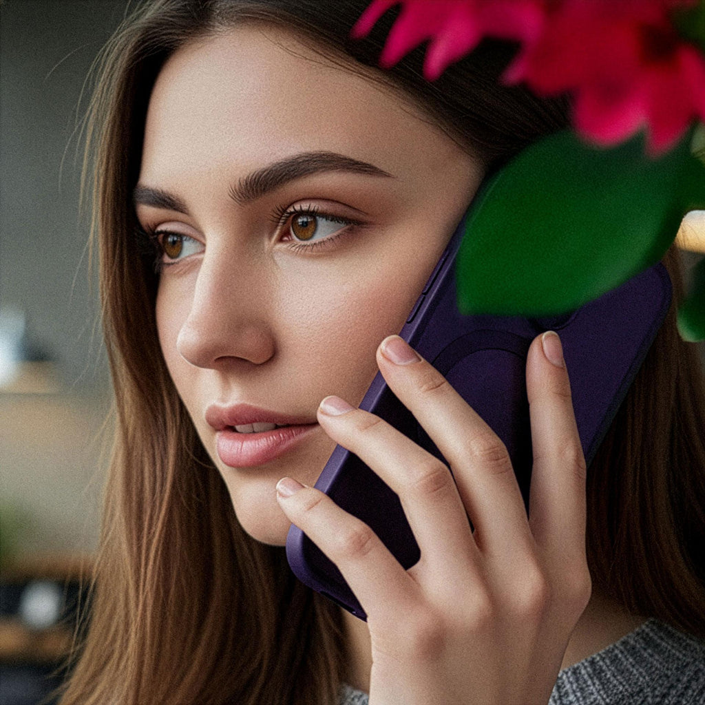 3mk Smoke MagCase dėklas, skirtas iPhone 16 Pro Max – purpurinis permatomas