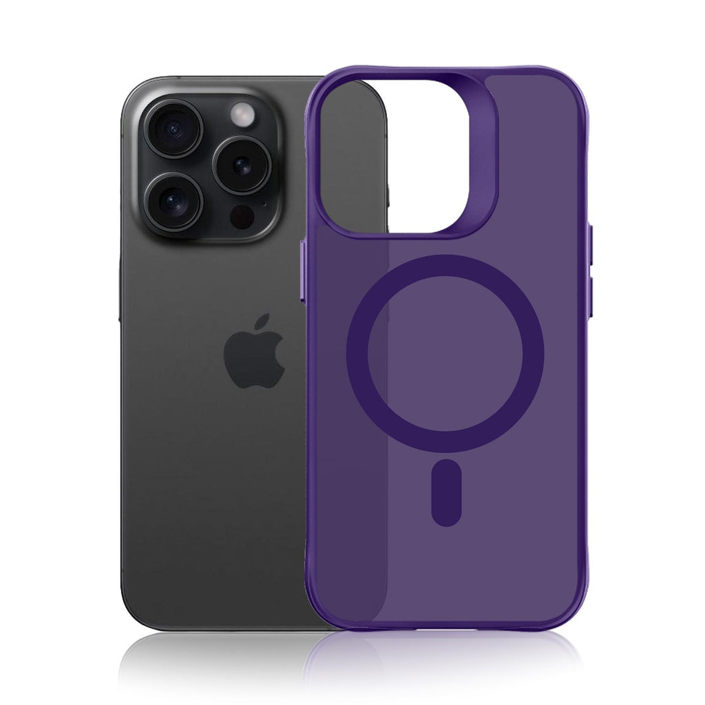 3mk Smoke MagCase dėklas, skirtas iPhone 16 Pro Max – purpurinis permatomas