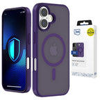 3mk Smoke MagCase dėklas, skirtas iPhone 17 - purpurinis permatomas