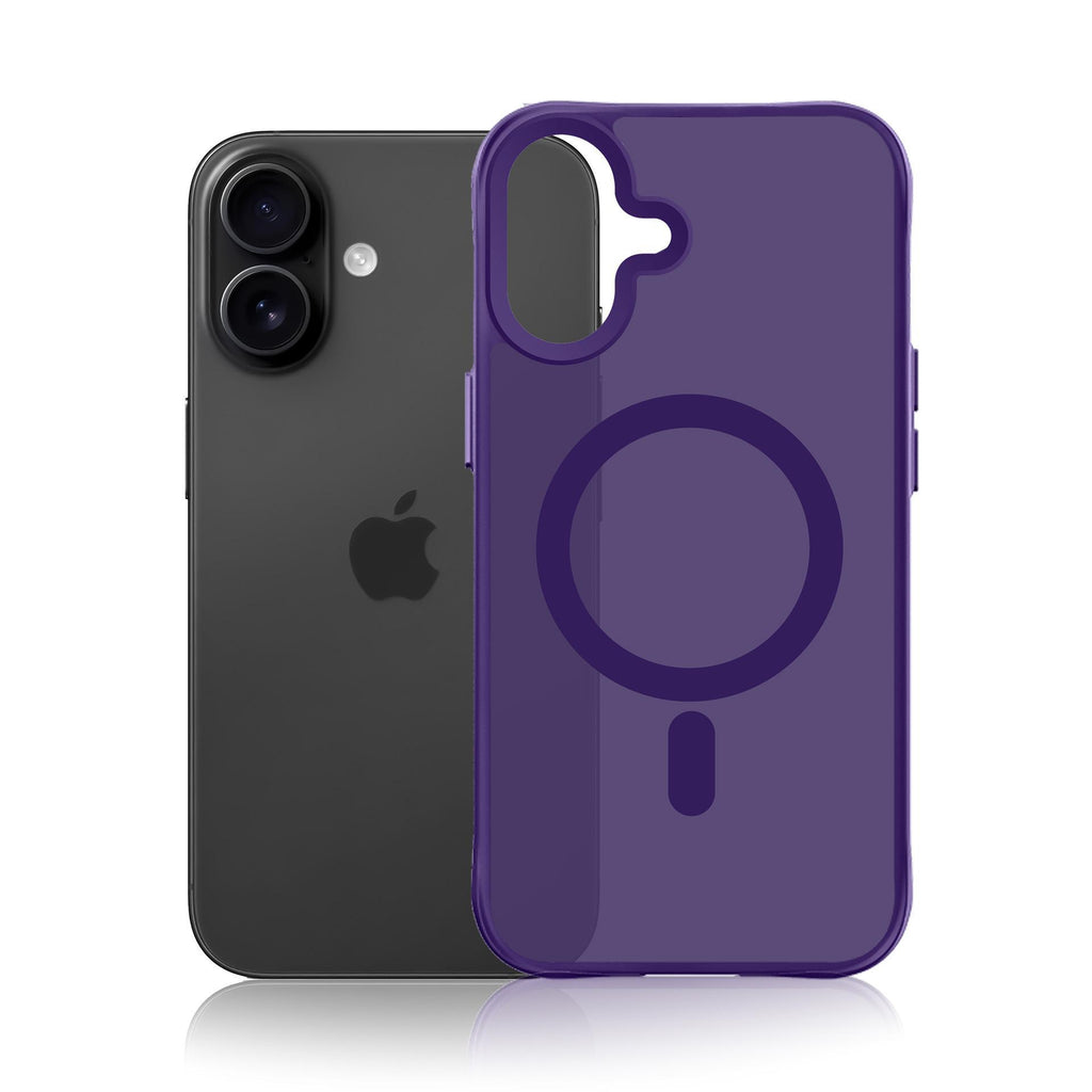 3mk Smoke MagCase dėklas, skirtas iPhone 17 - purpurinis permatomas
