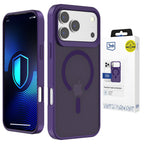 3mk Smoke MagCase dėklas, skirtas iPhone 17 Pro – purpurinis permatomas