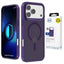 3mk Smoke MagCase dėklas, skirtas iPhone 17 Pro – purpurinis permatomas