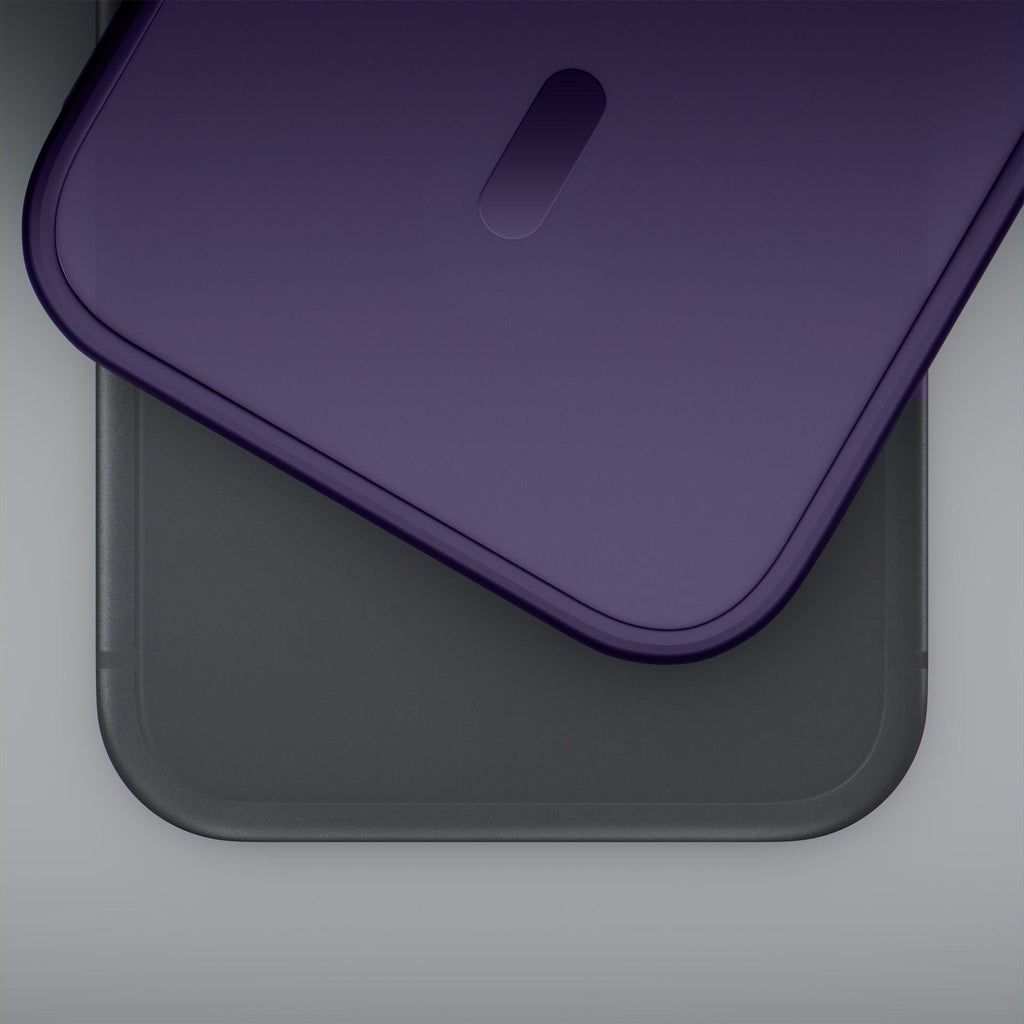 3mk Smoke MagCase dėklas, skirtas iPhone 17 Pro – purpurinis permatomas