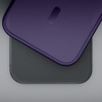 3mk Smoke MagCase dėklas, skirtas iPhone 17 Pro – purpurinis permatomas