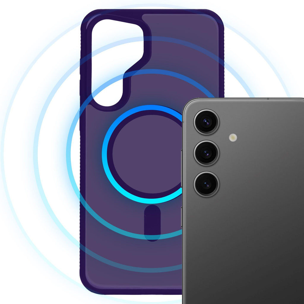 3mk Smoke MagCase skirtas Samsung Galaxy S25 - violetinis -- Samsung Galaxy S25