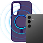 3mk Smoke MagCase skirtas Samsung Galaxy S25 - violetinis -- Samsung Galaxy S25
