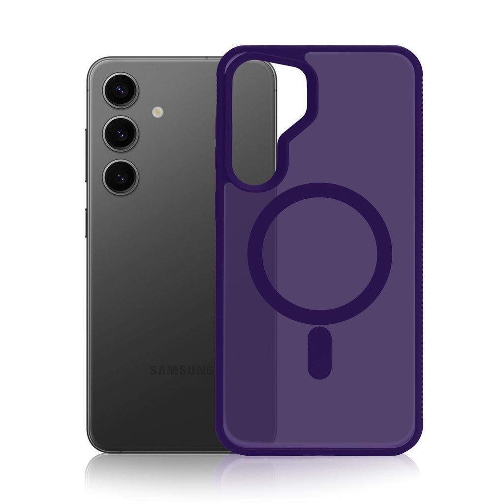 3mk Smoke MagCase skirtas Samsung Galaxy S25 - violetinis -- Samsung Galaxy S25