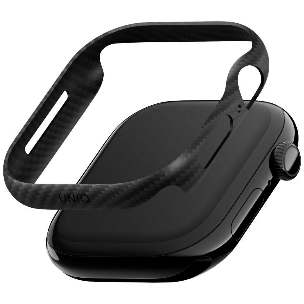 Uniq Keva Verge dėklas, skirtas Apple Watch 46mm - juodas -- Apple Watch 46mm