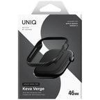 Uniq Keva Verge dėklas, skirtas Apple Watch 46mm - juodas -- Apple Watch 46mm