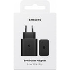 Samsung EP-T6010NBEGWW 60W 3A USB-C Wvisas įkroviklis - juodas