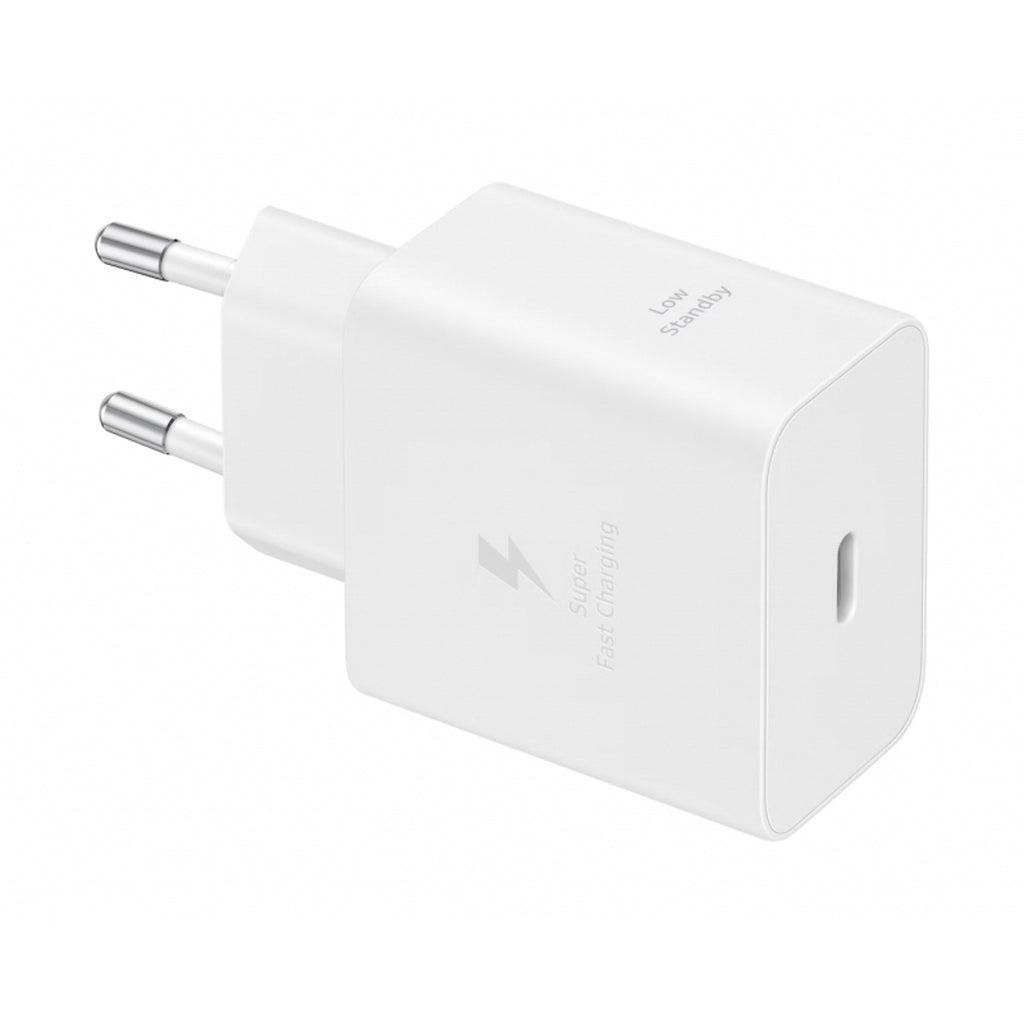 Samsung EP-T4511XBEGEU 45W 4.05A 1x USB-C sieninis įkroviklis - baltas + USB-C laidas -- Samsung EP-T4511XBEGEU 45W 4.05A...