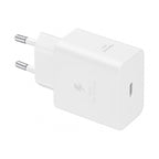 Samsung EP-T4511XBEGEU 45W 4.05A 1x USB-C sieninis įkroviklis - baltas + USB-C laidas -- Samsung EP-T4511XBEGEU 45W 4.05A...