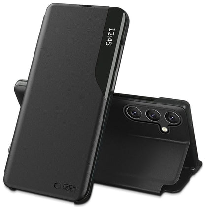 Tech-Protect Smart View dėklas, skirtas Samsung Galaxy A37 5G – juodas -- Samsung Galaxy A37 5G