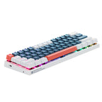 Machenike K500-B61 Laidinė Mechaninė Žaidimų Klaviatūra su Apšvietimu Brown Switch - Mėlyna ir Balta -- Gaming Accessories