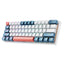 Machenike K500-B61 Laidinė Mechaninė Žaidimų Klaviatūra su Apšvietimu, Red Switch - Balta ir Mėlyna -- Gaming Accessories